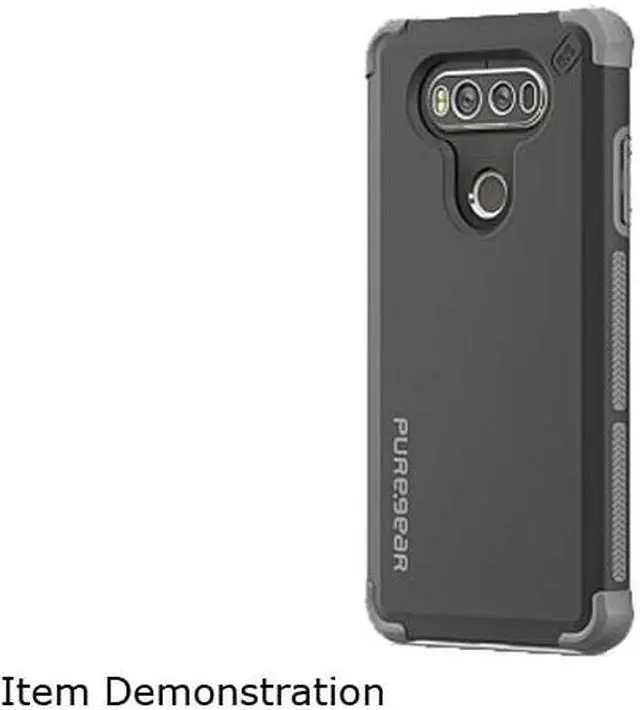 Alt view image 4 of 6 - PUREGEAR BLACK DUALTEK EXTREME RUGGED CASE + BELT CLIP HIP HOLSTER FOR LG V20