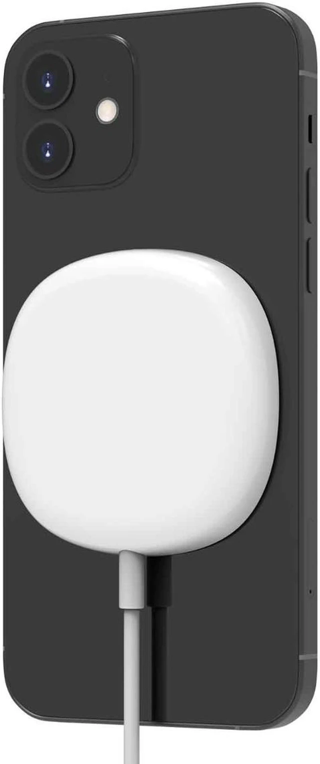 Main image of PureGear 15W Fast Magnetic Wireless Charger, White | 63491PG