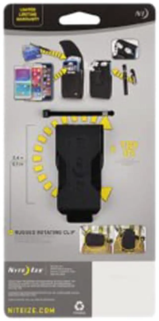 Alt view image 3 of 3 - NITE IZE CCC2W-01-R3 Cell Phone Case, Black, Universal