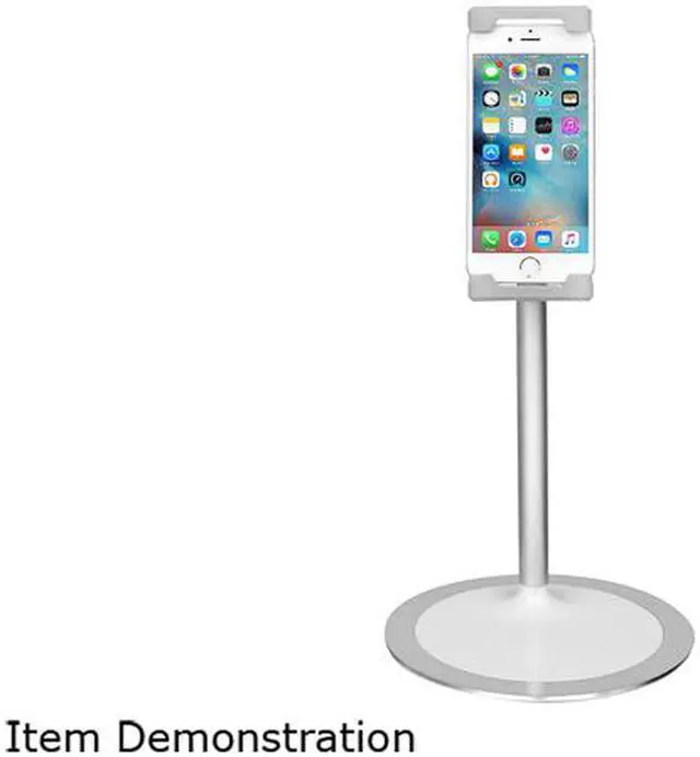 Alt view image 4 of 5 - Aluratek Smartphone and Tablet 19.4" Stand w/ 12.9" Screen Support - Aluminum