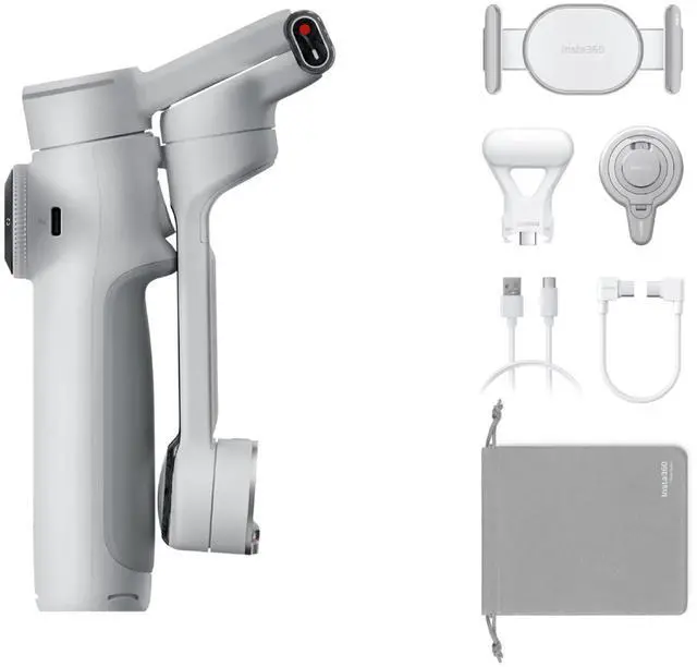 Main image of Insta360 Flow 2 Flow 2, Pro Creator Bundle, Stone Gray