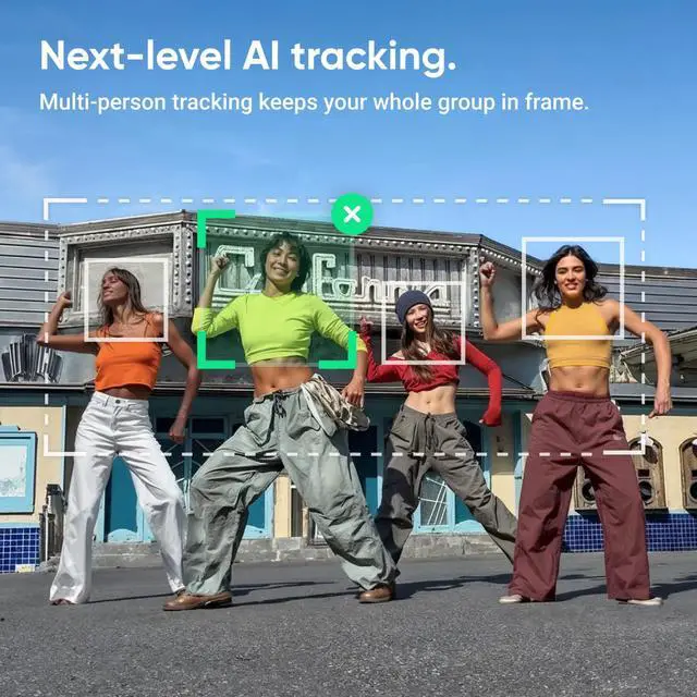 Alt view image 5 of 5 - Insta360 Flow 2, Standard Bundle, Stone Gray