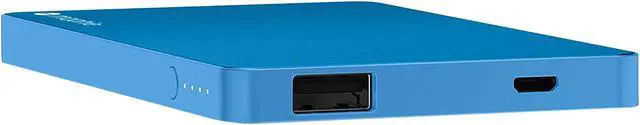 Alt view image 5 of 5 - Mophie Powerstation Mini 3K (3,000 mAh) Power Bank 3558B - Blue