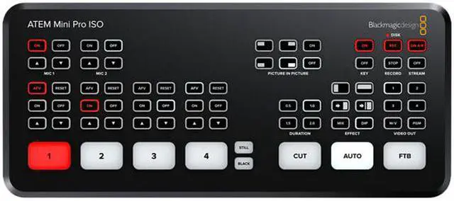 Alt view image 2 of 3 - Blackmagic Design ATEM Mini Pro ISO HDMI Live Stream Switcher