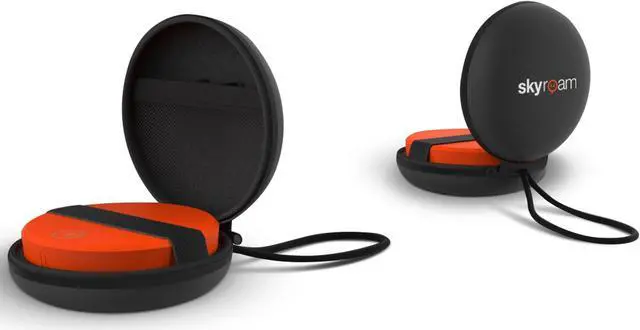 Alt view image 3 of 8 - Skyroam Solis: Mobile WiFi Hotspot & Power Bank // Unlimited Data // Global SIM-Free 4G LTE // Pay-as-You-go // Coverage in North America, South America, Europe, (Free Travel Case Included) - Orange