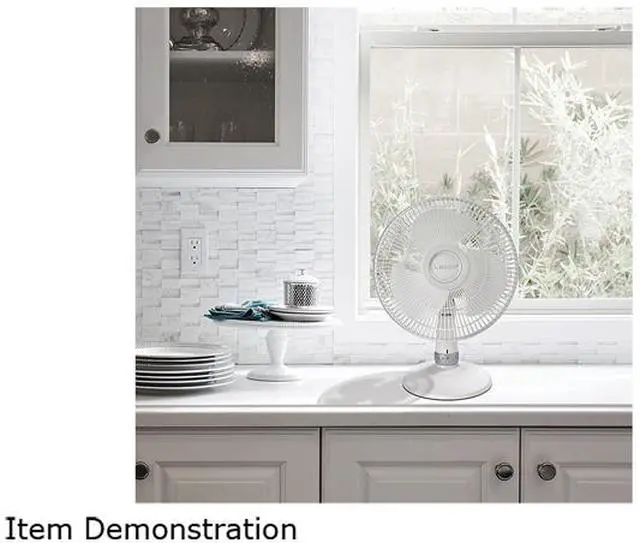 Alt view image 4 of 5 - Lasko 12" Performance Table Fan, White 2022