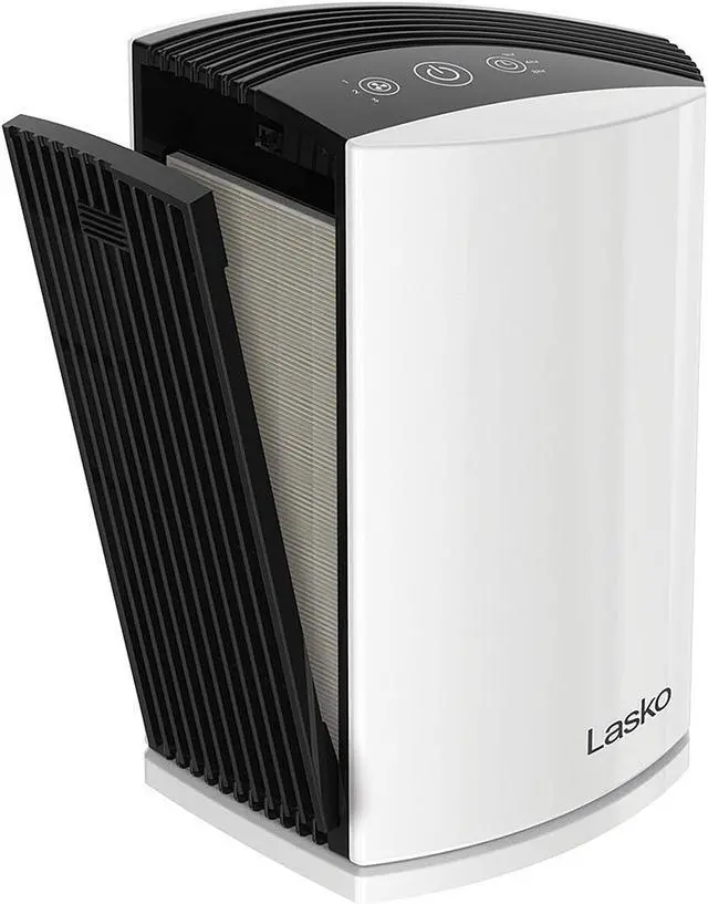 Alt view image 3 of 8 - Lasko Portable Home Office 3 Speed Desktop Air Purifier Machine w/ HEPA Filter