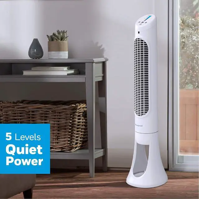 Alt view image 6 of 9 - Honeywell QuietSet 5 Tower Fan (HYF260)