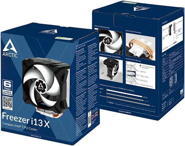 Alt view image 6 of 6 - ARCTIC Freezer i13 X Compact Intel CPU Cooler Model ACFRE00078A