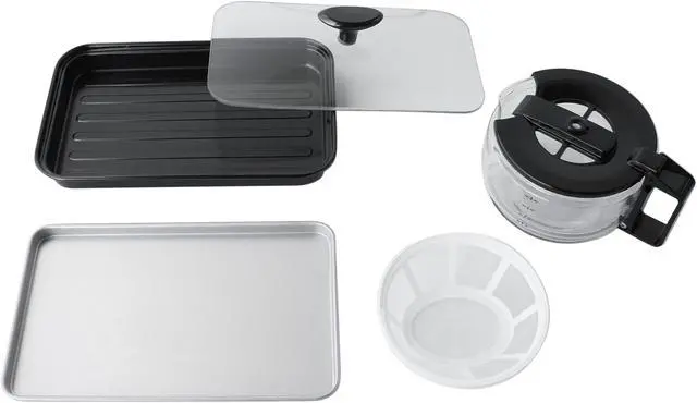 Alt view image 7 of 7 - Sunpentown 3-in-1 Breakfast Maker, Stainless Steel & White BM-1120W