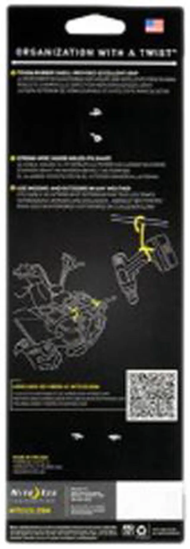 Alt view image 2 of 20 - Nite Ize GT18-2PK-01 Gear Tie 18" Twist Tie