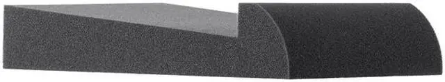 Alt view image 3 of 6 - Monoprice Studio Monitor Speaker Isolation Pads (Pair) High-Density Foam, Supports 0 Degree, 5 Degree, and 10 Degree Monitor Angles - Stage Right