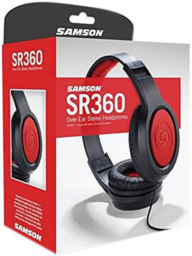 Alt view image 4 of 4 - Samson SR360 Over-Ear Dynamic Stereo Headphones