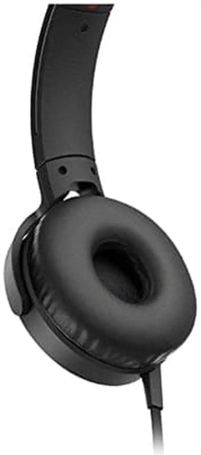 Alt view image 6 of 6 - Sony Extra Bass On-Ear Headphones with 30mm drivers, Powerful Music, Comfort Ear Pads, Mic and Remote for Apple and Android Smartphones, Black, MDRXB550AP/B
