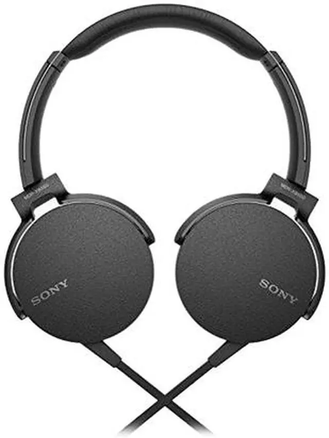 Alt view image 4 of 6 - Sony Extra Bass On-Ear Headphones with 30mm drivers, Powerful Music, Comfort Ear Pads, Mic and Remote for Apple and Android Smartphones, Black, MDRXB550AP/B