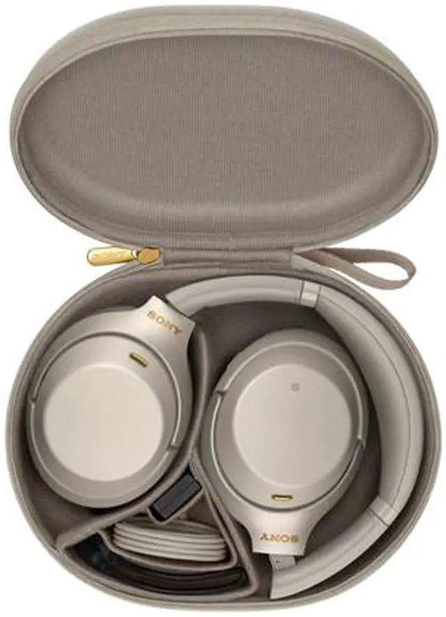 Alt view image 10 of 11 - Sony WH-1000XM3/S Wireless Industry-Leading Noise-Cancelling Over-Ear Headphones (Silver)