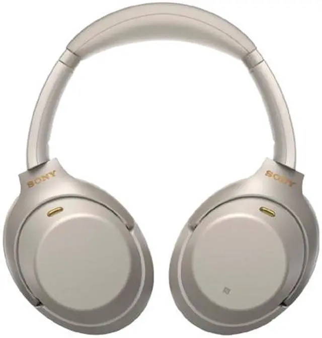 Alt view image 2 of 11 - Sony WH-1000XM3/S Wireless Industry-Leading Noise-Cancelling Over-Ear Headphones (Silver)
