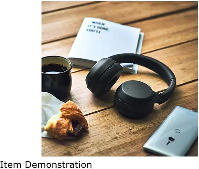 Alt view image 7 of 8 - Sony WH-XB700 Wireless On-Ear Extra Bass Headphones with Built-In Microphone and Remote (Black)