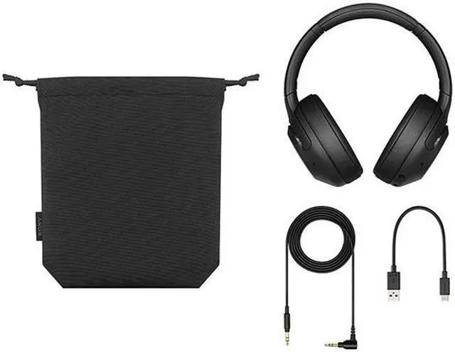 Alt view image 6 of 7 - Sony WH-XB900N/B Wireless Noise Canceling Extra Bass Headphones (Black)