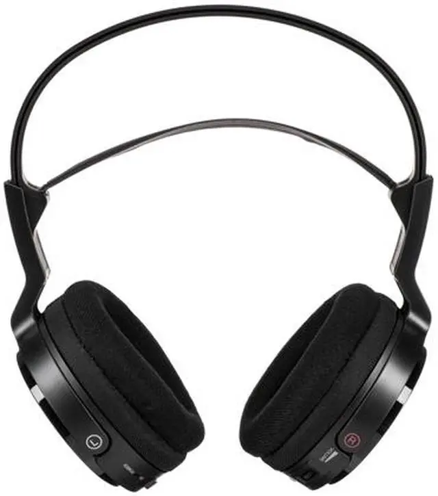 Alt view image 2 of 4 - Sony MDR-RF912RK Over-Ear Wireless Radio Frequency Stereo TV Headphone System with 40mm Drivers, Noise Reduction and Long Wireless Range, Black