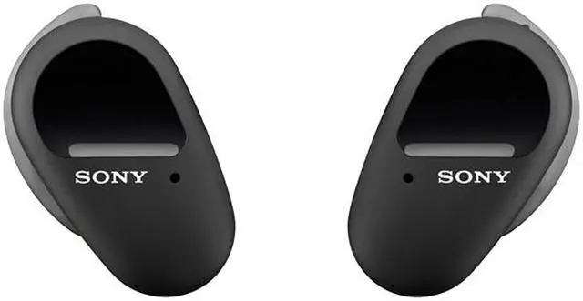 Alt view image 2 of 11 - Sony WF-SP800NB Sport Truly Wireless Noise Canceling Earbud Headphones (Black)
