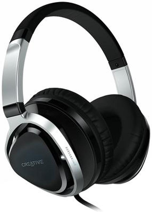 Creative Labs - 51EF0660AA002 - Creative AURVANA LIVE. 2 Headset - Stereo -  Black, Dark Chrome - Mini-phone - Wired - 10