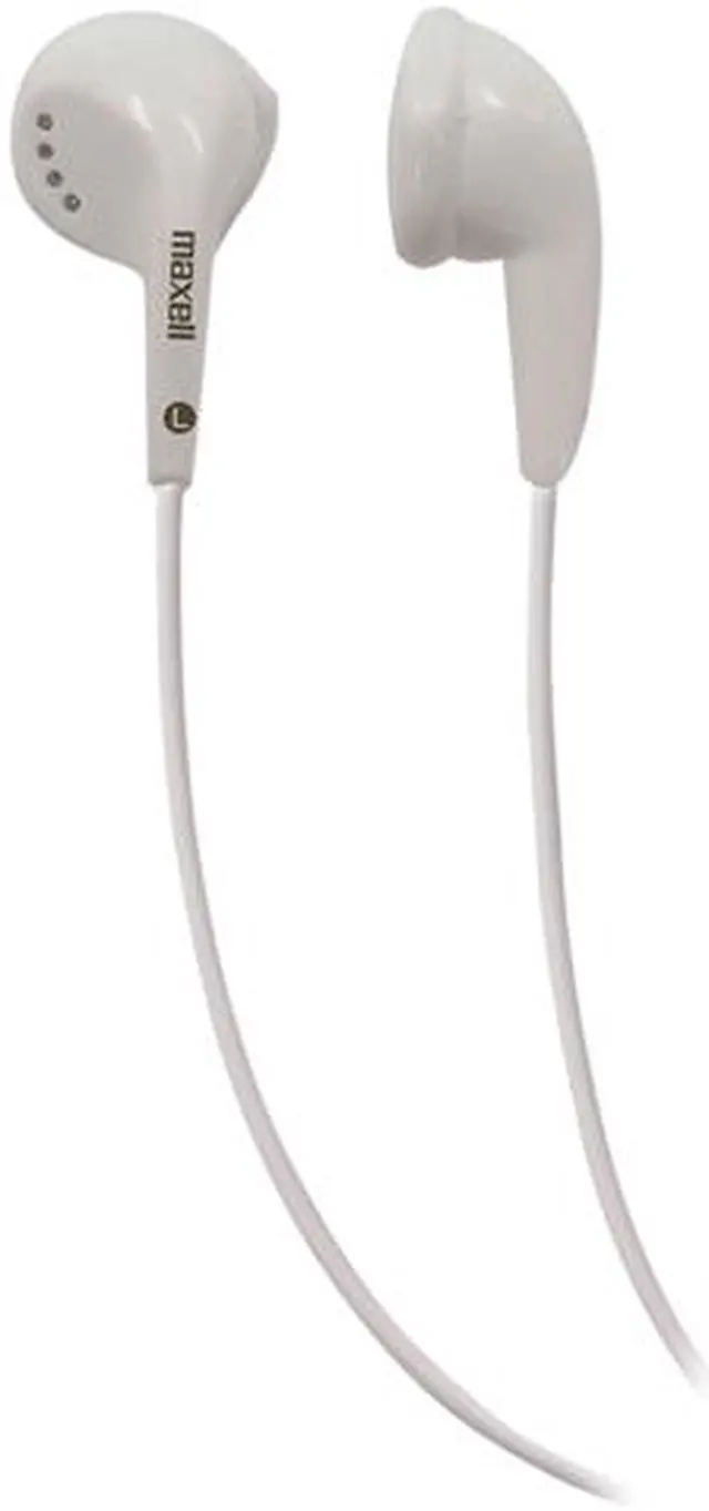 Main image of Maxell Eb-95 Stereo Earbuds, White 190599