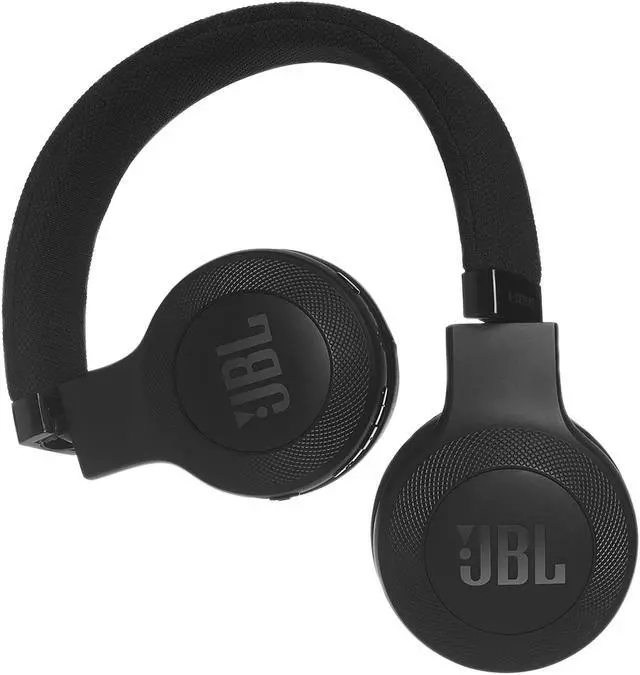 Alt view image 5 of 8 - JBL E45BT Wireless On-Ear Headphones with One-Button Remote and Mic (Black)