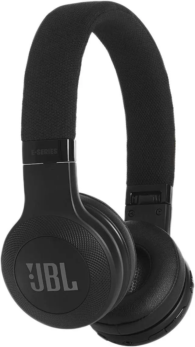 Alt view image 6 of 8 - JBL E45BT Wireless On-Ear Headphones with One-Button Remote and Mic (Black)