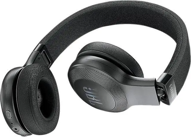 Alt view image 4 of 8 - JBL E45BT Wireless On-Ear Headphones with One-Button Remote and Mic (Black)