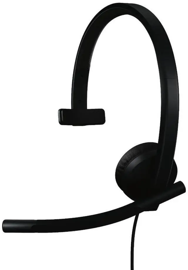 Main image of Logitech H570e USB Headset With Microphone for PC and Mac, USB-A Wired Headset With Mono Sound, Noise-Canceling Mics and Inline Controls, Certified for Microsoft Teams, Black