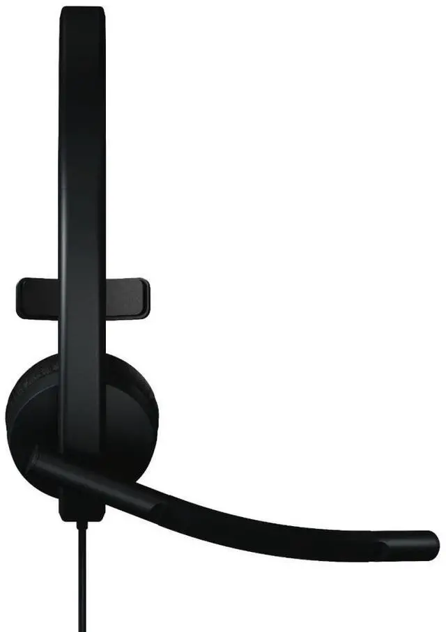 Alt view image 2 of 11 - Logitech H570e USB Headset With Microphone for PC and Mac, USB-A Wired Headset With Mono Sound, Noise-Canceling Mics and Inline Controls, Certified for Microsoft Teams, Black