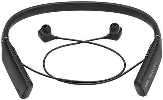 Alt view image 2 of 5 - EPOS | SENNHEISER Adapt 460T (1000205) - Dual-Sided, Dual-Connectivity, Wireless, Bluetooth, ANC in-Ear Neckband Headset | for Mobile Phone & Softphone | Teams Certified (Black)