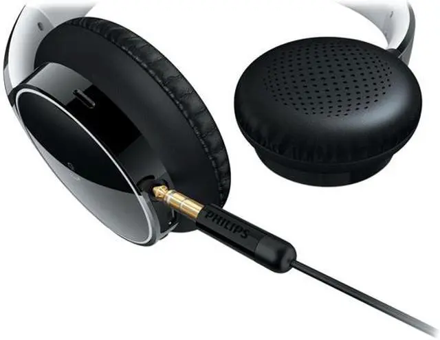 Alt view image 6 of 7 - Philips SHB9100 Bluetooth Over-Ear Headphones - Black
