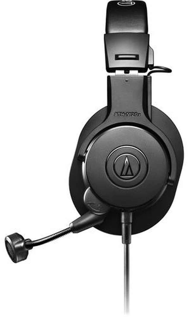 Alt view image 3 of 9 - Audio Technica ATH-M20XSTS M20X - Monitor StreamSet Over-Ear Closed Back Headset with Boom Mic for Content Creators - Black