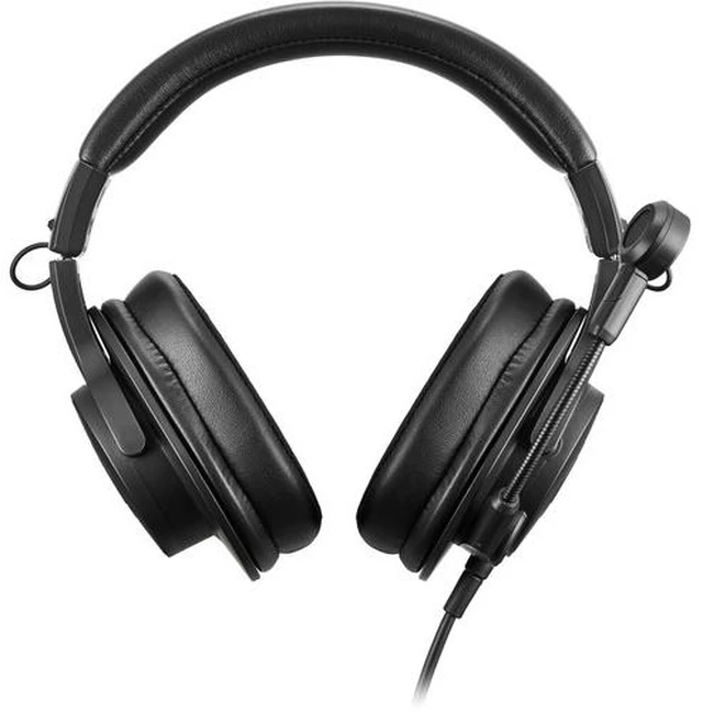 Alt view image 2 of 9 - Audio Technica ATH-M20XSTS M20X - Monitor StreamSet Over-Ear Closed Back Headset with Boom Mic for Content Creators - Black
