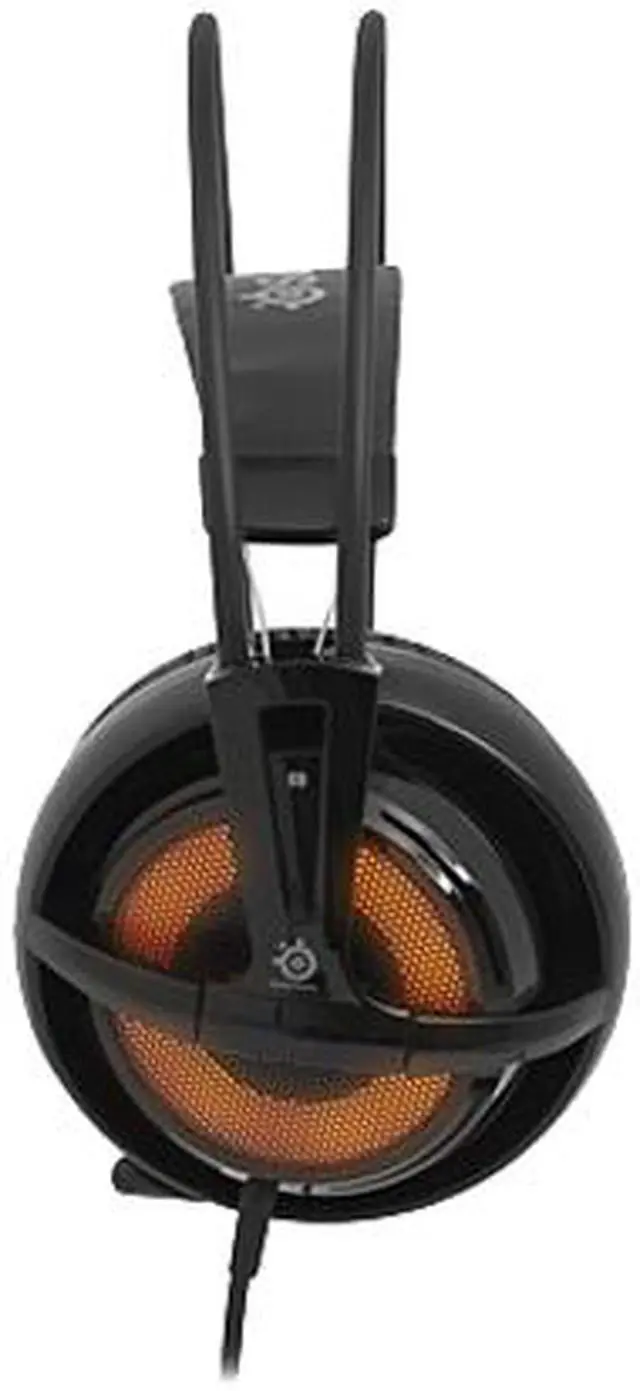 Alt view image 4 of 8 - SteelSeries Siberia v2 Full-Size Headset Heat Orange Edition