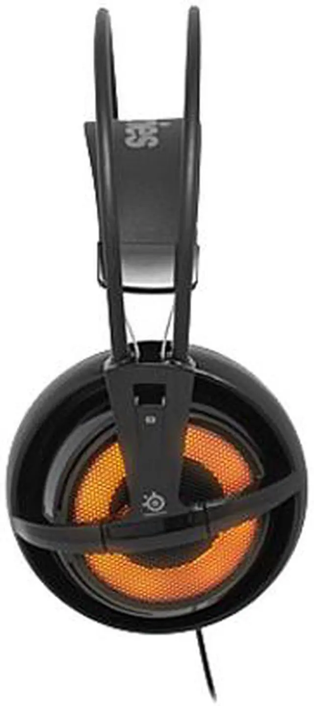Alt view image 5 of 8 - SteelSeries Siberia v2 Full-Size Headset Heat Orange Edition