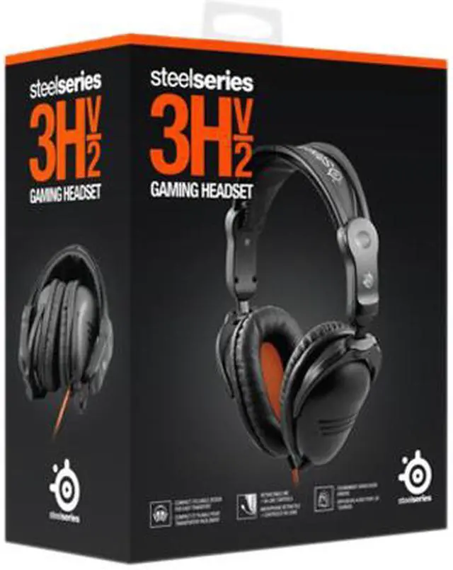 Alt view image 6 of 6 - SteelSeries 3Hv2 Headset