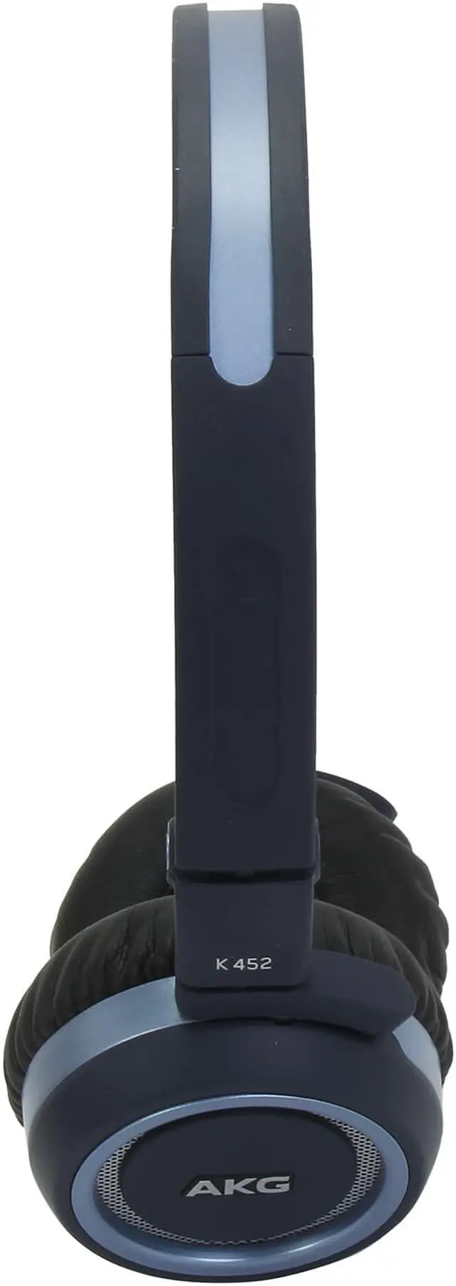 Alt view image 3 of 8 - AKG K452 High-Performance On-Ear Headset with One Button In-Line Mic and Controls (Blue)