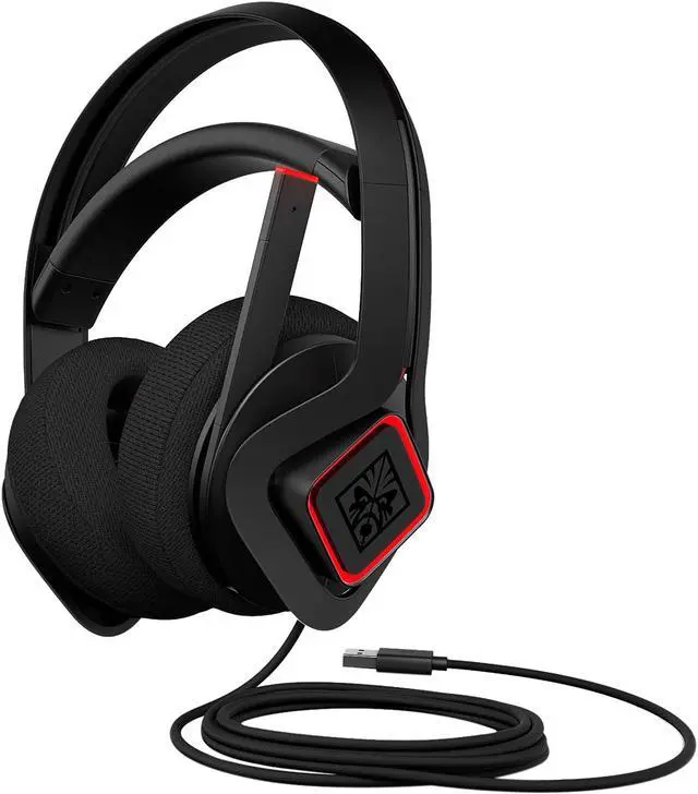 Main image of OMEN Mindframe Prime Gaming Headset with Cooling FrostCap Ear Cups, Custom RGB, 7.1 Surround Sound, Noise-Canceling Microphone (6MF35AA), Black, Small