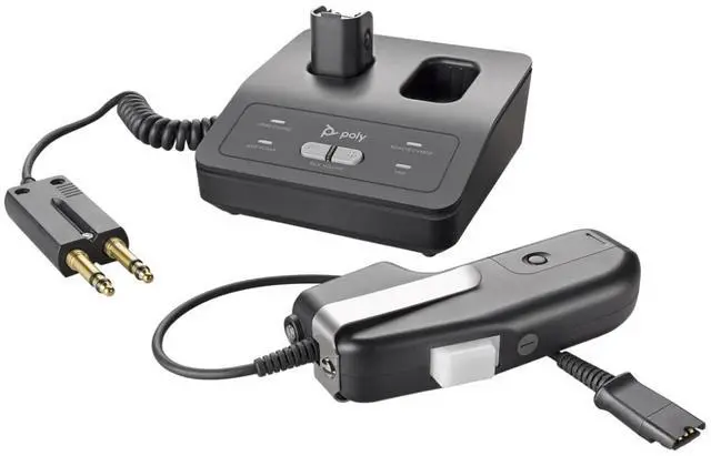 Main image of HP Poly CA22CDSC Cordless Push-To-Talk (PTT) Headset Adapter - DECT 6.0 1920-1930 MHz PJ-7 8K774AA#ABA