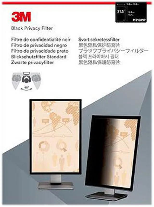 Alt view image 3 of 3 - 3M Privacy Filter Black Matte Glossy