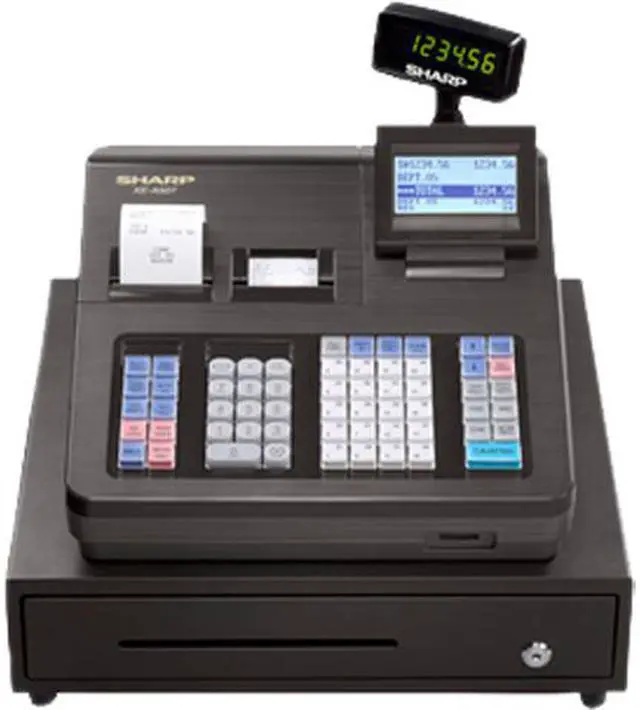 SHARP　レジスター　XE-A107 Sharp XE-A107 Cash Register with AC Power and Master Key | eBay