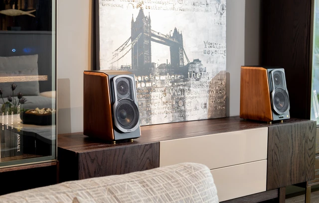 Alt view image 5 of 12 - Edifier S1000MKII Audiophile Active Bookshelf 2.0 Speakers, Computer Speakers - 120W Optical Input - Bluetooth 5.0 HD - Brown