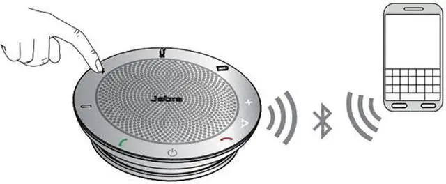 Alt view image 4 of 6 - Jabra Speak 510+ UC Bluetooth Speakerphone w/ A2DP Multimedia Streaming (Single)