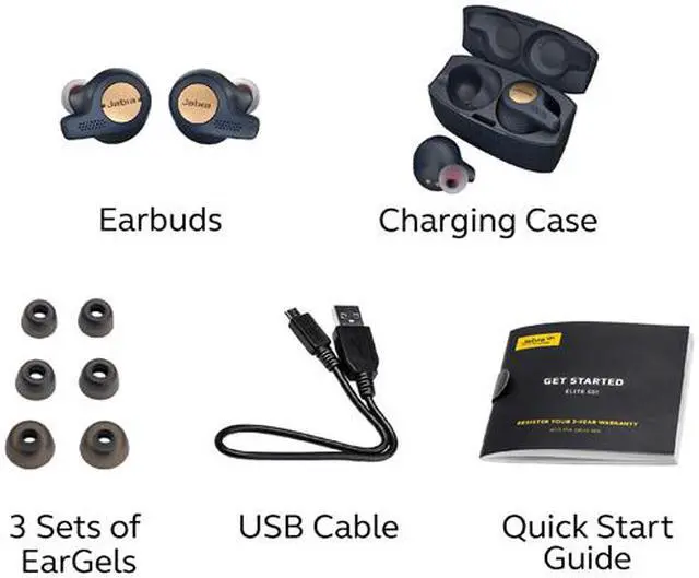 Alt view image 6 of 8 - Jabra Elite Active 65t Copper Blue Manufacturer