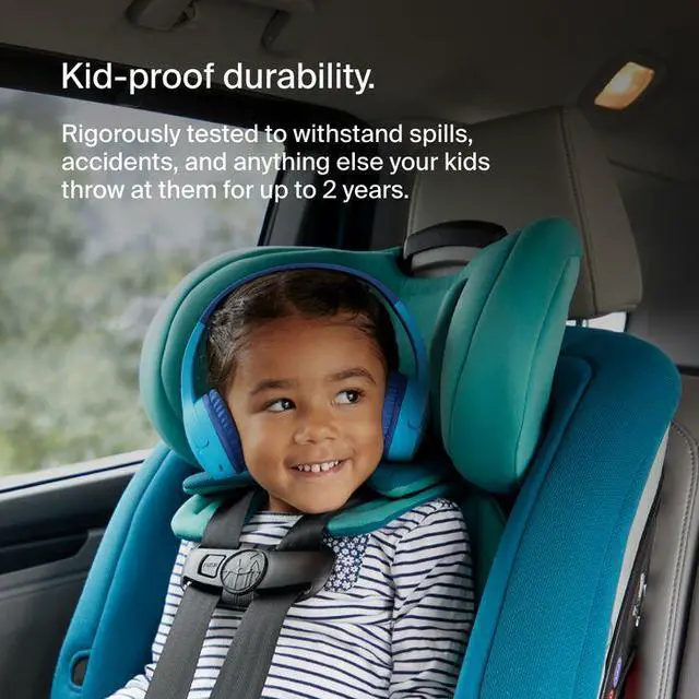 Alt view image 8 of 9 - Belkin SoundForm Mini Wireless On-Ear Headphones for Kids - Blue