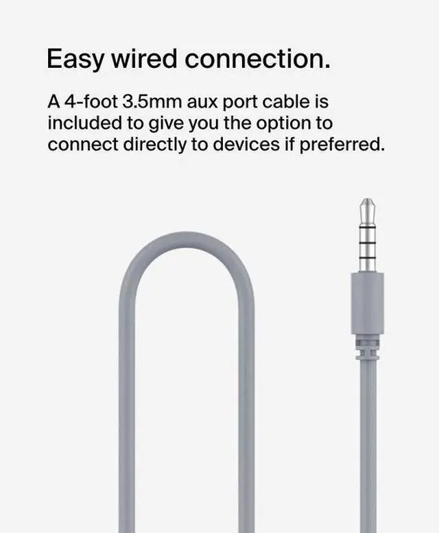 Alt view image 9 of 9 - Belkin SoundForm Mini Wireless On-Ear Headphones for Kids - Blue