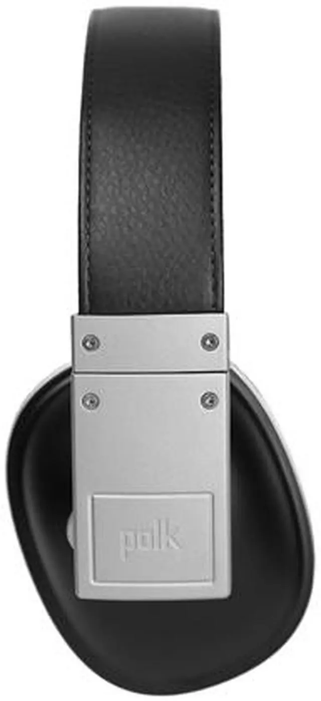 Alt view image 3 of 5 - Polk Audio Buckle Over-Ear Headphones with 3-Button Apple Control and Mic (Black)